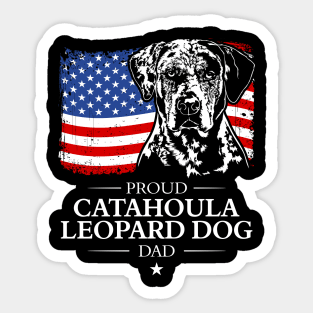 Proud Catahoula Leopard Dog Dad Sticker